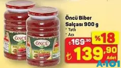 ÖNCÜ BİBER SALÇASI 900 G